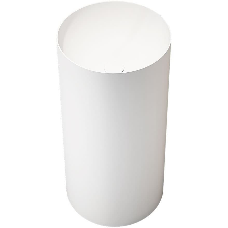 Раковина из искусственного камня Vincea (Винчея) VBS-6SP01MW, 400х400х850, напольная, цвет белый матовый