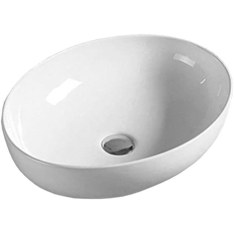 Раковина керамическая Vincea (Винчея) VBS-51552, 520х395х130, накладная, цвет белый