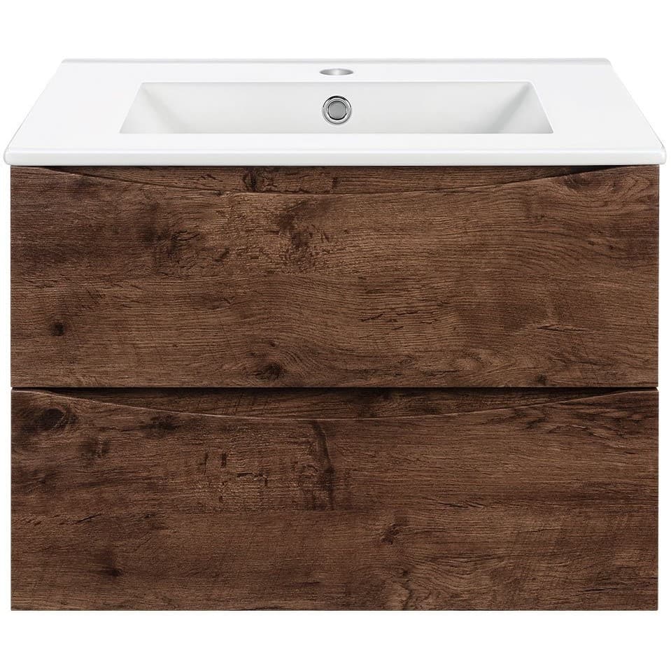 База под раковину Vincea (Винчея) Mia VMC-2MC600RW подвесная 2 выкатных ящика soft close R.Wood