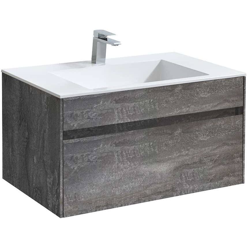База под раковину Vincea (Винчея) Chiara VMC-2C800GS подвесная 1 выкатной ящик soft close G.Stone