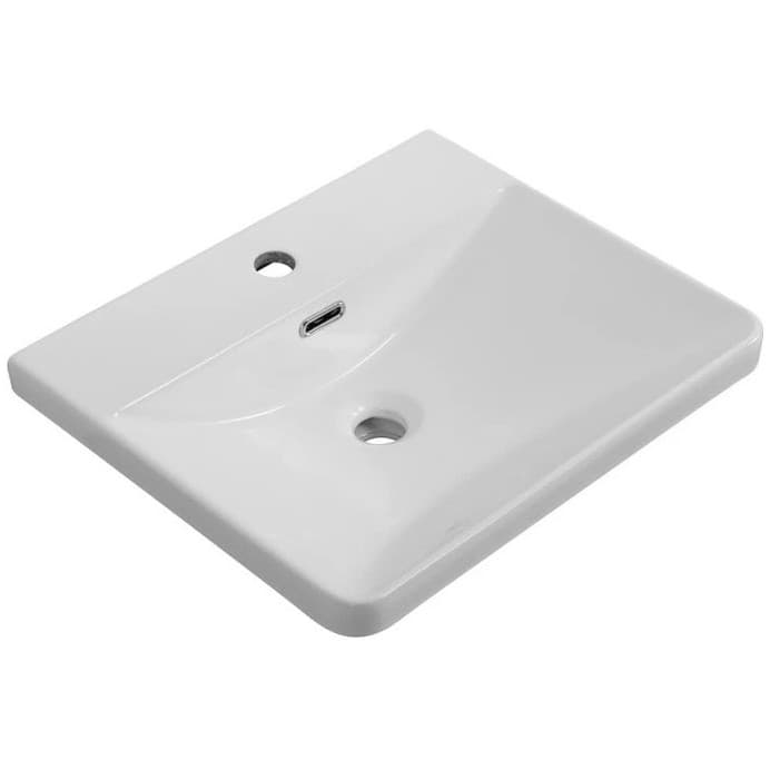 Керамическая раковина BelBagno (Бельбагно) BB-8076-3-50, 510x430x145 белый