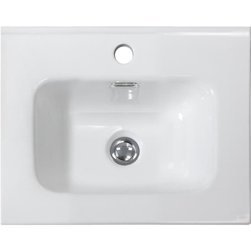 Раковина керамическая BelBagno (Бельбагно) BB500/390ETL 510х395х165 Полувстраиваемая/подвесная, цвет белый