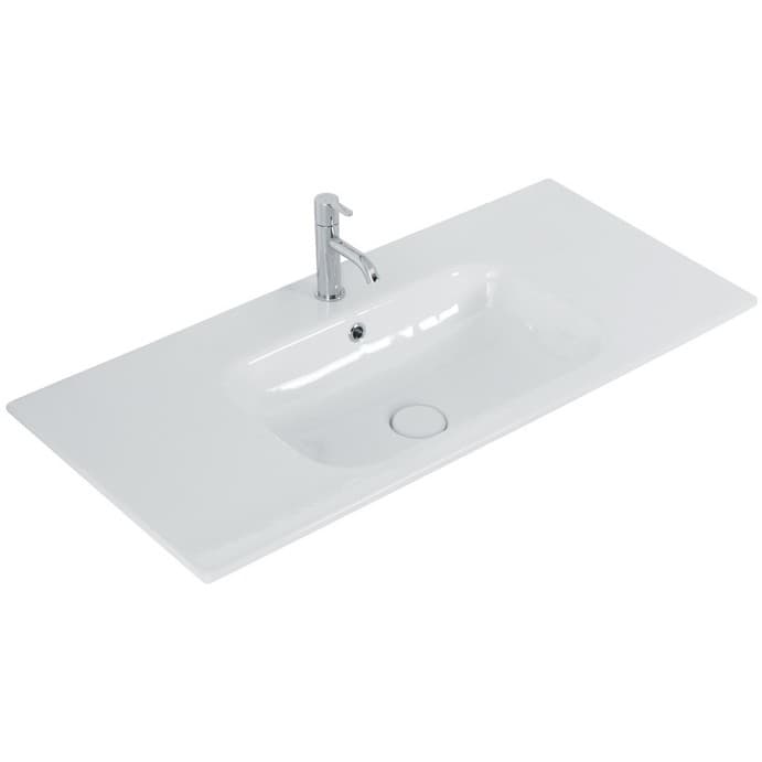 Керамическая раковина Cezares (Цезарис) CZR-8002-100, 101x46x14 см белый