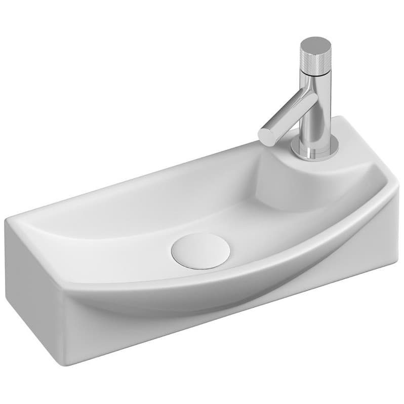 Раковина Ceramicanova (Керамиканова) Element подвесная 130х455х220 мм CN6038L Белый