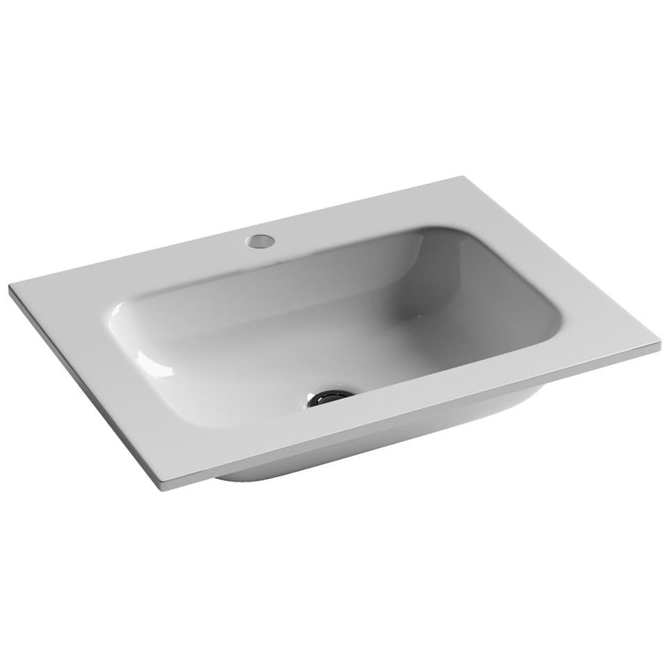 Раковина Ceramicanova (Керамиканова) Grace накладная 137х610х457 мм CN7011 Белый