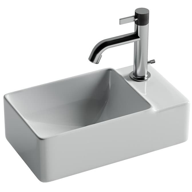 Раковина Ceramicanova (Керамиканова) Element подвесная 125х395х220 мм CN5045 Белый