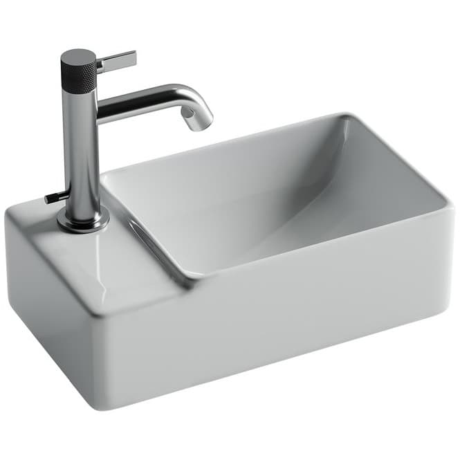 Раковина Ceramicanova (Керамиканова) Element подвесная 125х395х220 мм CN5046 Белый