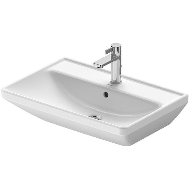 Раковина Duravit (Дуравит) D-Neo накладная 65х44см, с переливом, с 1 отверстие, цвет: белый 2366650000