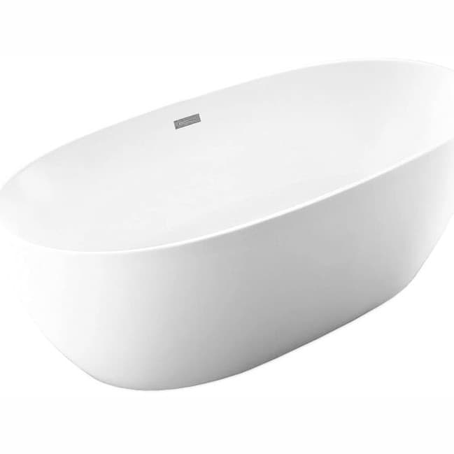 Ванна акриловая Vincea (Винчея) VBT-405-1700, 1700х800х580, цвет белый, слив-перелив в комплекте, хром, (без монтажного комплекта/ножек)