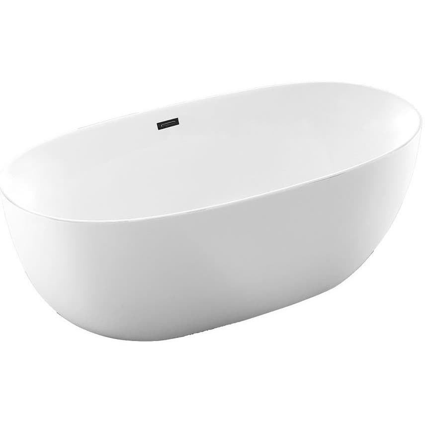 Ванна акриловая Vincea (Винчея) VBT-405-1700MW 1700х800х580, цвет белый, слив-перелив в комплекте, хром, (без монтажного комплекта/ножек)