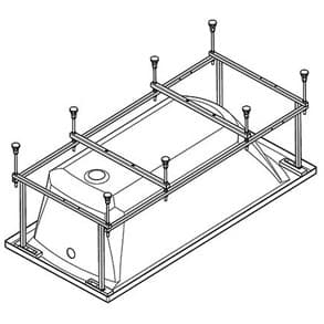 Монтажный комплект к ванне Santek (Сантек) КАЛЕДОНИЯ 150х75 арт. 1WH302384