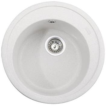 Мойка кухонная круглая Kaiser (Кайзер) White (KGM-510-W)