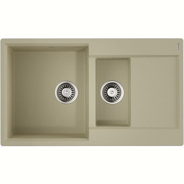 Мойка кухонная прямоугольная Omoikiri (Омойкири) Daisen 86-2-BE Ваниль (4993471)