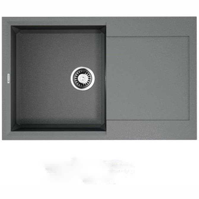 Мойка кухонная прямоугольная Omoikiri (Омойкири) Sakaime 79-GR leningrad grey (4993553)
