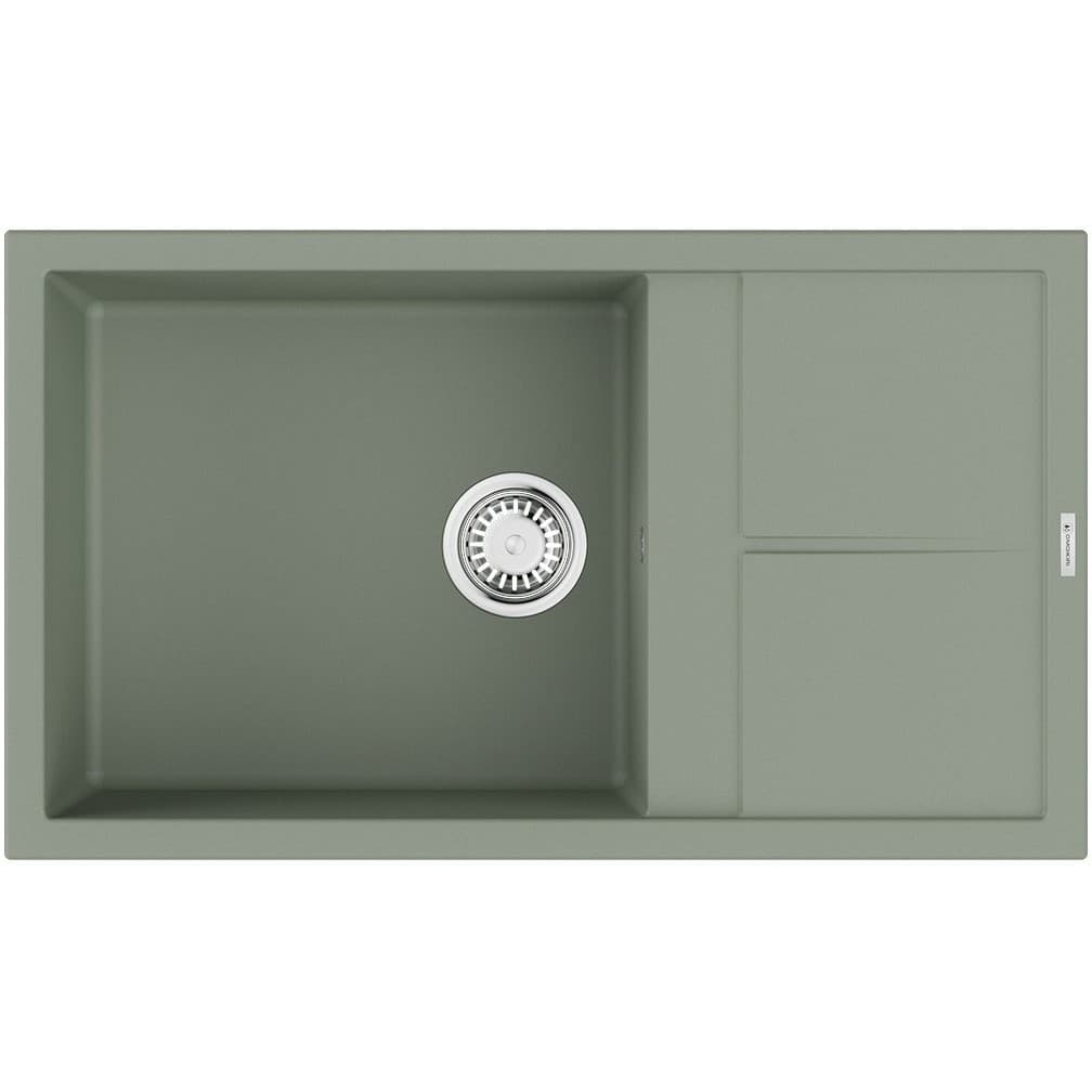 Мойка кухонная прямоугольная Omoikiri (Омойкири) Sumi 86A-WG wind green (4997107)