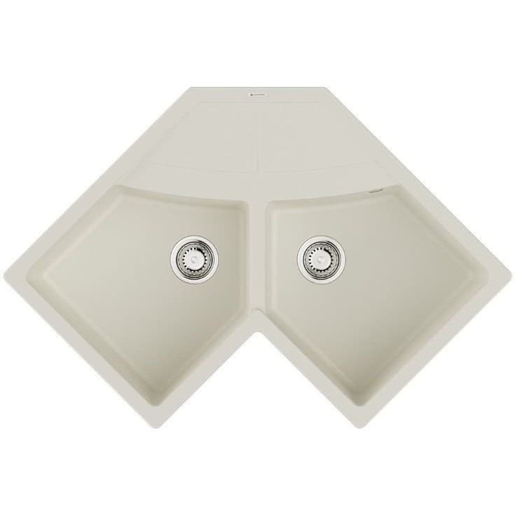 Мойка кухонная трапециевидная,угловая Omoikiri (Омойкири) Sumi 83C-WH (4997174)