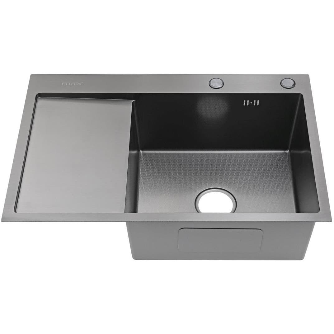 Мойка для кухни Fmark (Фмарк) FSC7550Q-R, графит