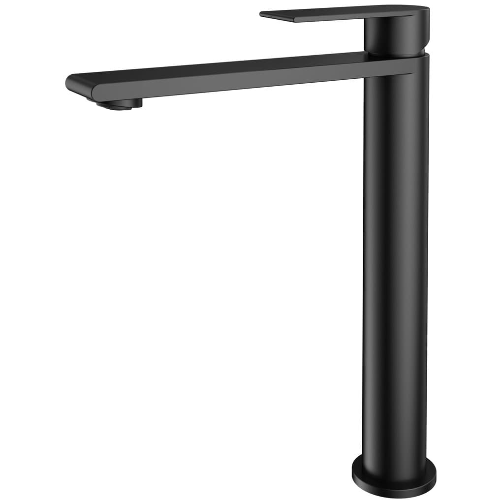 Смеситель для раковины Vincea (Винчея) Vogue (SS) VBF-2VS2MB однорычажный, черный матовый