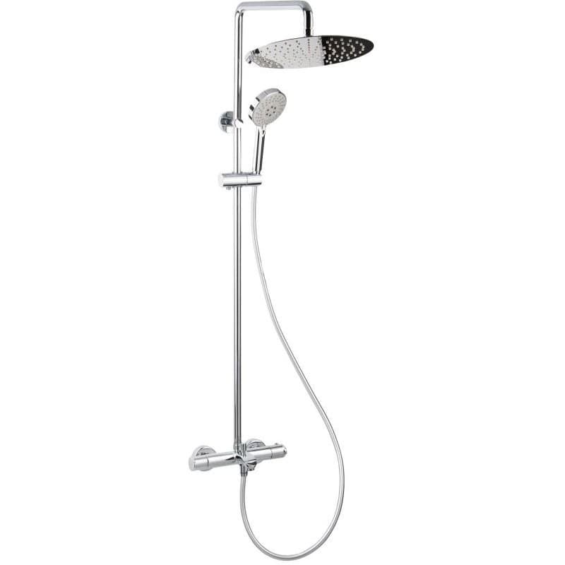 Душевая система с термостатом Bravat (Брават) Waterfall SS F639114C-A5-RUS, хром