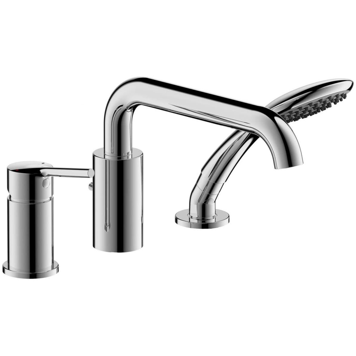 Смеситель на борт ванны Bravat (Брават) Angel F5172217CP-1-RUS, хром