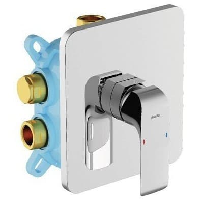 Смеситель для ванн Ravak (Равак) Flat FL 066.00 X070124 скрытого монтажа без переключателя, хром