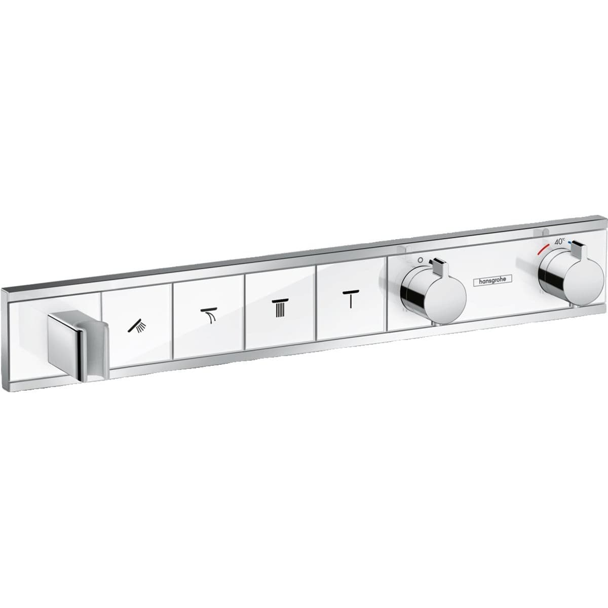 Смеситель для душа Hansgrohe (Хансгрое) RainSelect хром, белый (15357400)