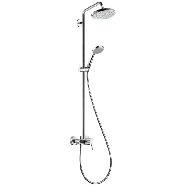 Душевая система Hansgrohe (Хансгрое) Croma Showerpipe 220 хром (27222000)