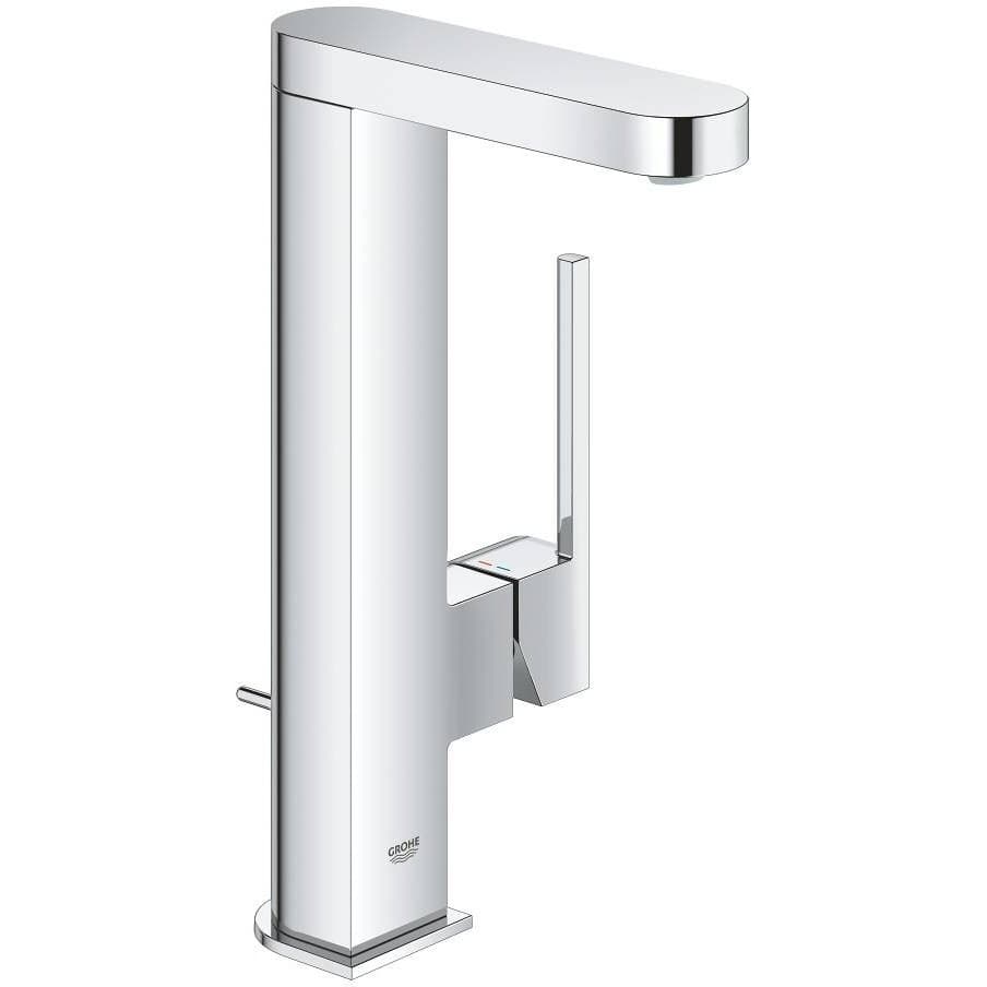 Смеситель для раковины Grohe (Гроэ) Plus с донным клапаном и вытяжным изливом, L-Size, хром (23843003)
