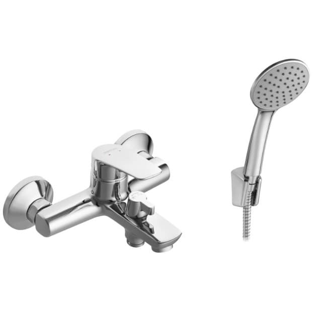 Смеситель для ванны и душа Santek (Сантек) Марион WH5A10006C001 с аксессуарами, хром