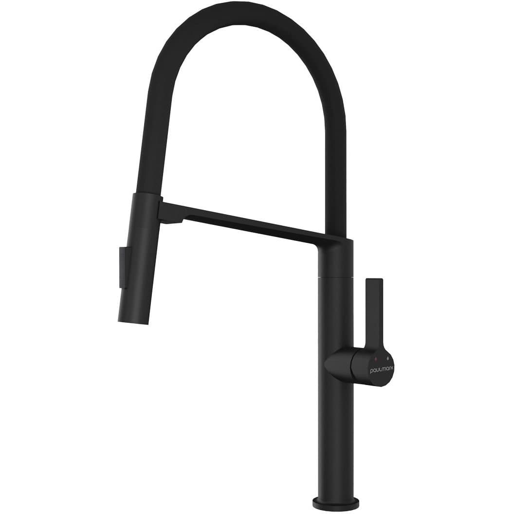 Смеситель для кухни Paulmark (Паульмарк) Barrel, антрацит, Ba214029-AN