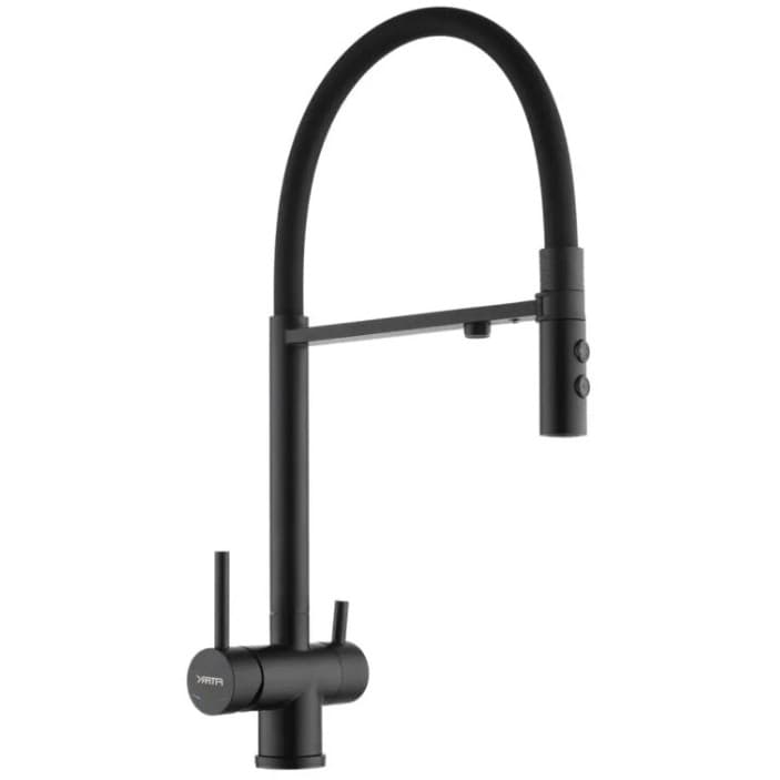 Смеситель для кухни с подключением к фильтру Fmark (Фмарк) FS1262-H01, черный