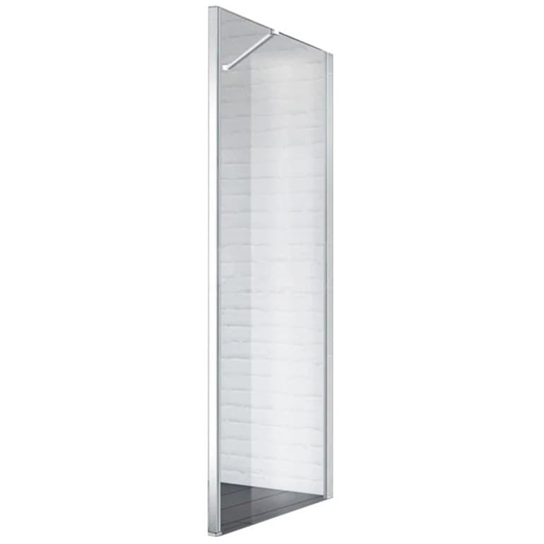 Боковая панель BelBagno (Бельбагно) MARMI-100-FIX-C-Cr хром, стекло прозрачное 8 мм (1950х1000)