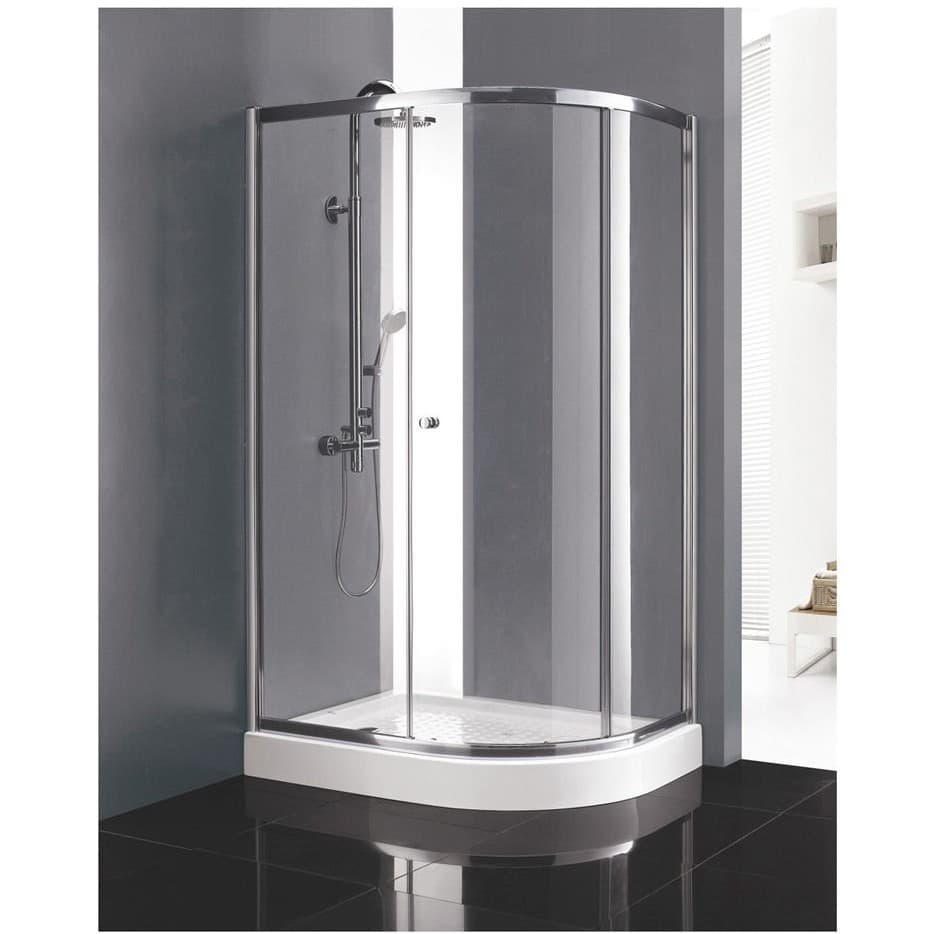 Душевой уголок Cezares (Цезарис) ANIMA-W-RH-1-120/90-C-Cr, цвет профиля хром, стекло прозрачное 6 мм 120х200х90 см