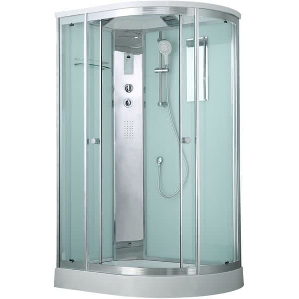 Душевая кабина Timo (Тимо) Comfort T-8802LC Clean Glass цвет профиля хром, стекло прозрачное 6 мм 85х220х120 см