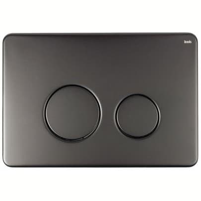 Клавиша смыва Iddis (Иддис) Unisteel механическая, матовый графит, UNSR2GMi77