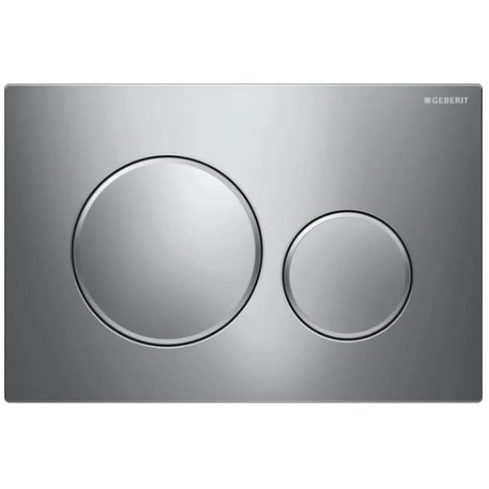 Клавиша смыва Geberit (Гэберит) Sigma 20, двойной смыв, 115.882.KH.1 Хром глянцевый