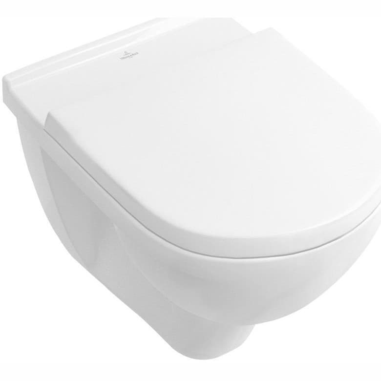 Унитаз Villeroy and Boch (Виллерой энд Бох) ONovo безободковый альпийский белый (без сидушки и бачка) 5660HR01