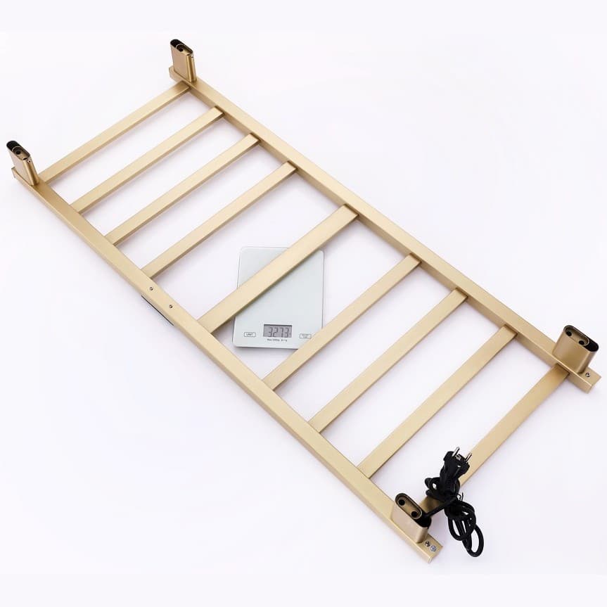 Полотенцесушитель электрический Рагло R350 золотистый R350.09.03, Raglo настенный 40см сенсорный с терморегулятором