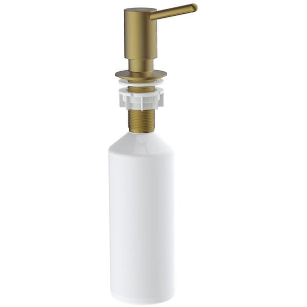 Дозатор Iddis (Иддис), латунь, PVD матовое золото, Kitchen Line, SDIMG00i59