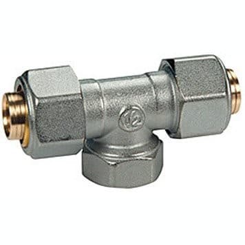 Тройник Giacomini (Джакомини) R569AM, В, 20 x 2, 3/4″, 20 x 2, латунь, для труб Giacotherm, Giacoflex и многослойных R569MX061