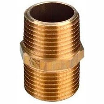 Ниппель Viega (Виега) с обоюдной НР 3/8″ латунь модель 1522 102050