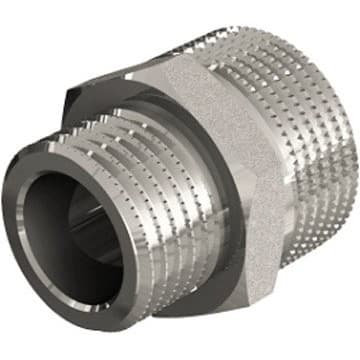 Ниппель Elsen (Элсен) НН 1 1/2″ х 1 1/2″ TIN латунь равнопроходной EBF15.112T